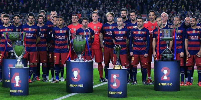 Barcelona thành công lập nên nhiều kỷ lục vô tiền khoáng hậu